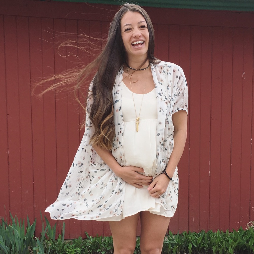 Floral kimono